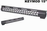 Tactical KeyMod 15" Slim Lightweight Free Float Handguard Mount