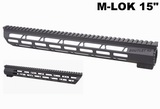 Tactical M-LOK 15" Slim Free Float Handguard for M Series GBB
