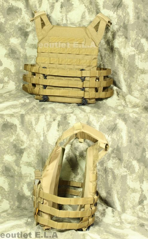 JPC Jump Plate Carrier Tactical Vest Coyote Tan