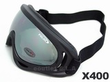 X400 Police Special Force Type Tactical Goggles BK