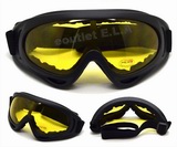 X400 Police Special Force Type Tactical Hunting Goggles Yellow