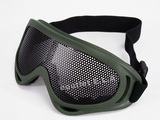 Airsoft X400 No Fog Metal Mesh Tactical Goggle OD Olive Drab