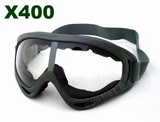X400 Police Special Force Type Tactical Goggles OD