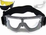 SWAT X800 Tactical Glasses Goggles GX1000 w/3 COLOUR LENS & case