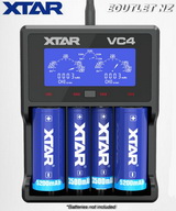 XTAR VC4 USB Li-ion/Ni-MH Battery LCD Charger