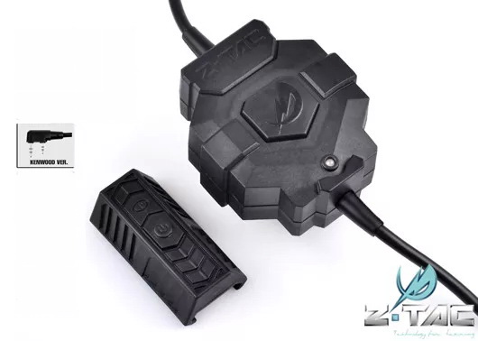 Z Tactical Style wireless PTT (For Kenwood / Puxing / Baofeng 2